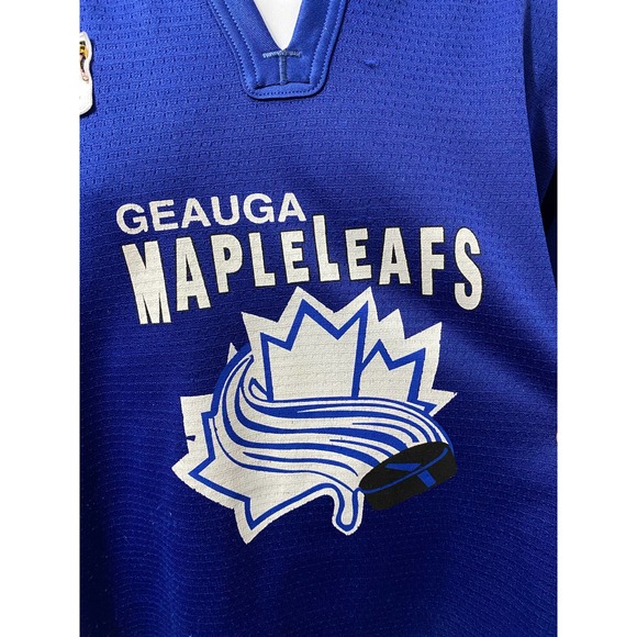 Geauga Youth Hockey Association Maple Leafs Canada Jersey size Small - Picture 4 of 13